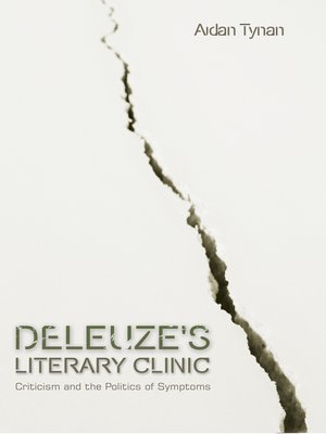 cover image of Deleuze's Literary Clinic